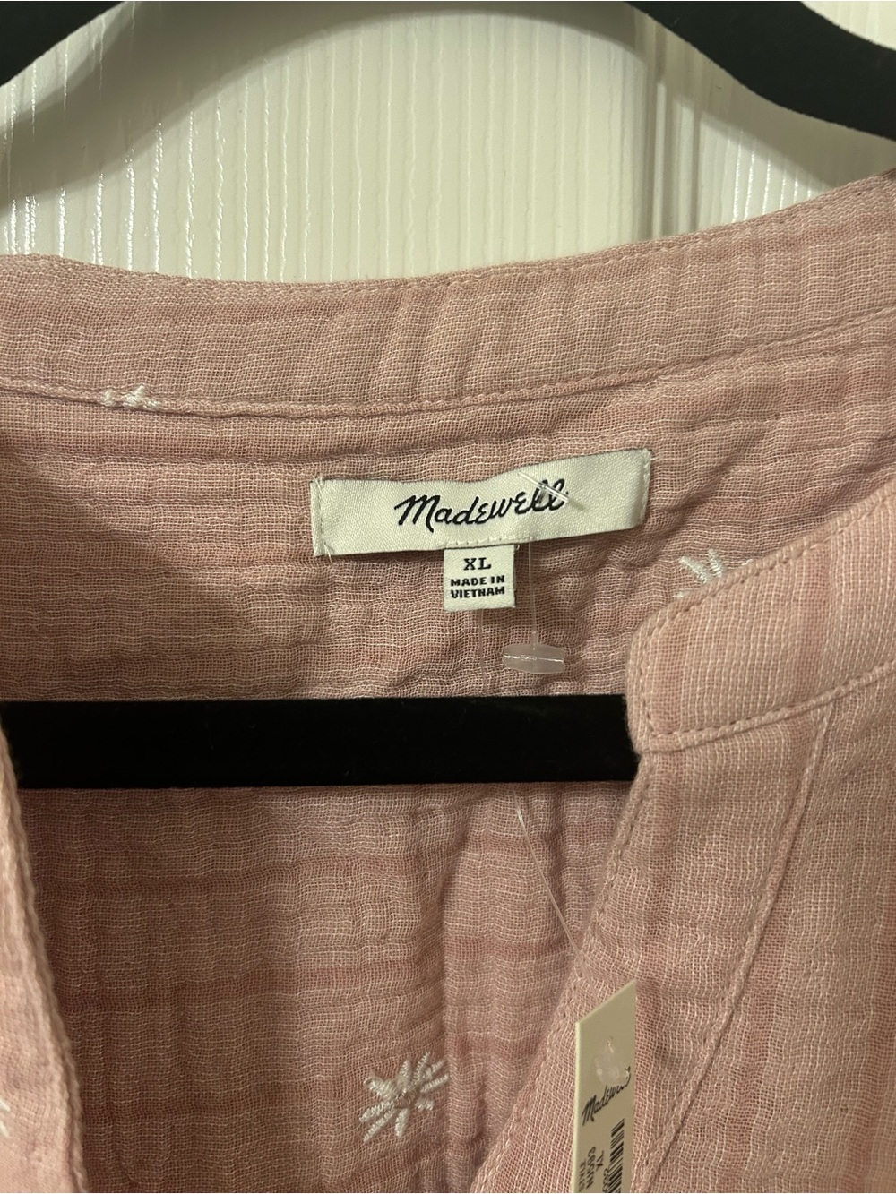 Madewell Embroidered Lakeline Popover Top - Picture 4 of 6
